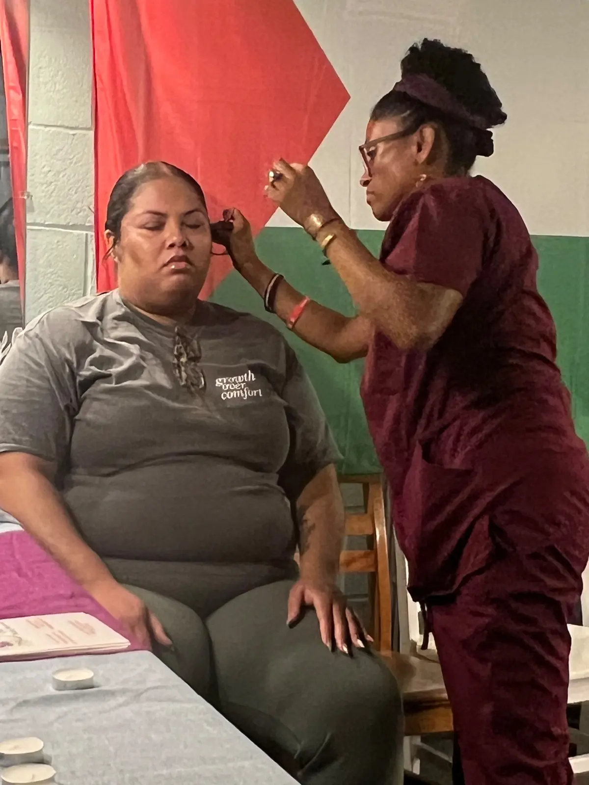 Ear wellness service at BAAD Bronx