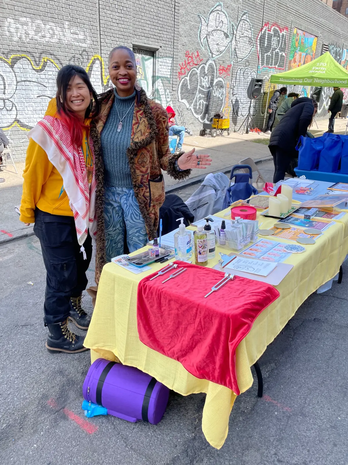 A Healer’s Touch community wellness event at New Settlement